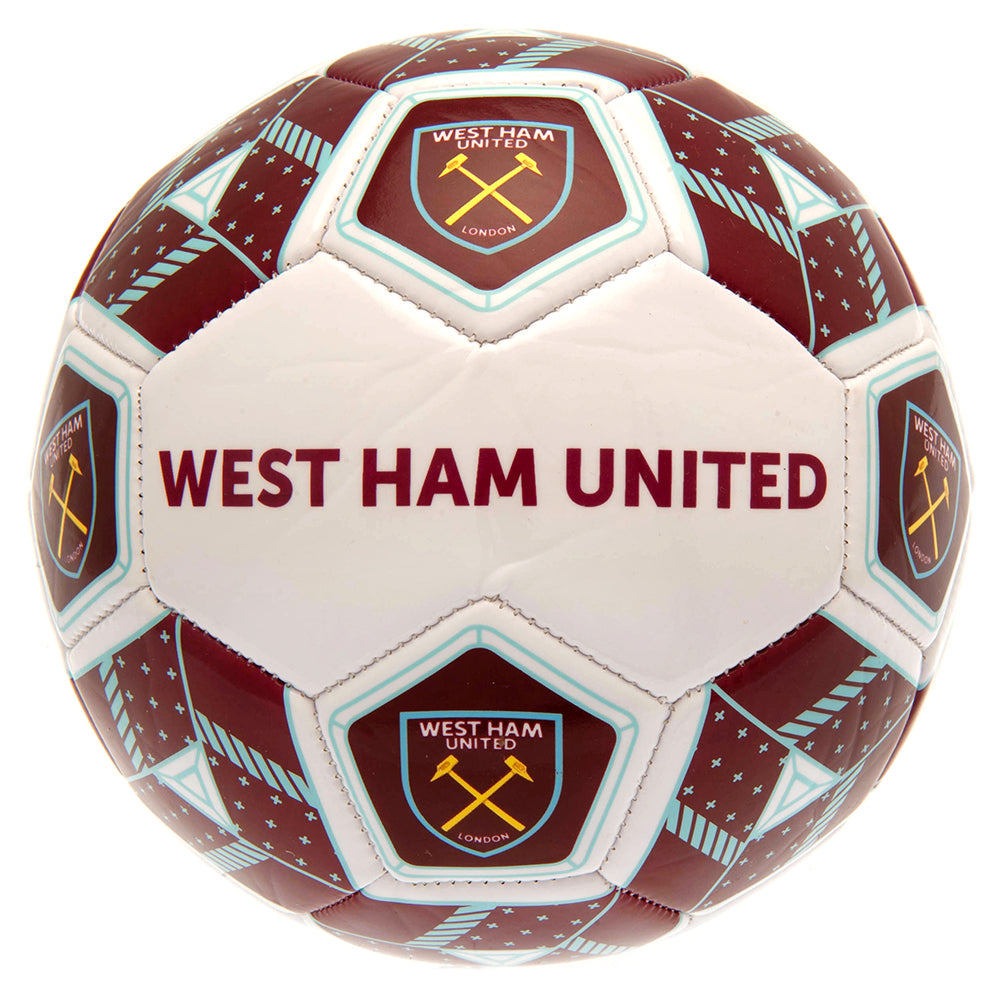 Official West Ham United Hex Size 3 Football
