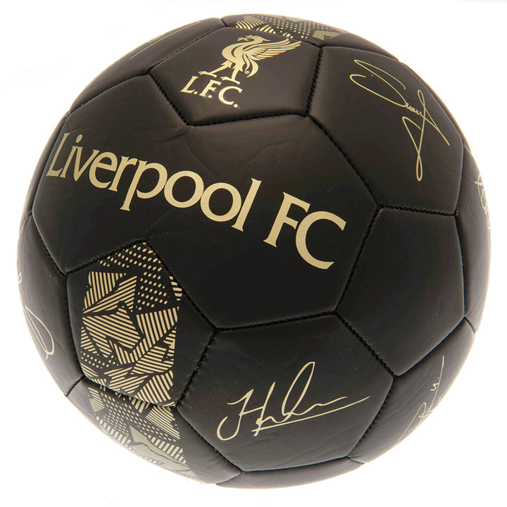 Official Liverpool Signature Gold Phantom Football