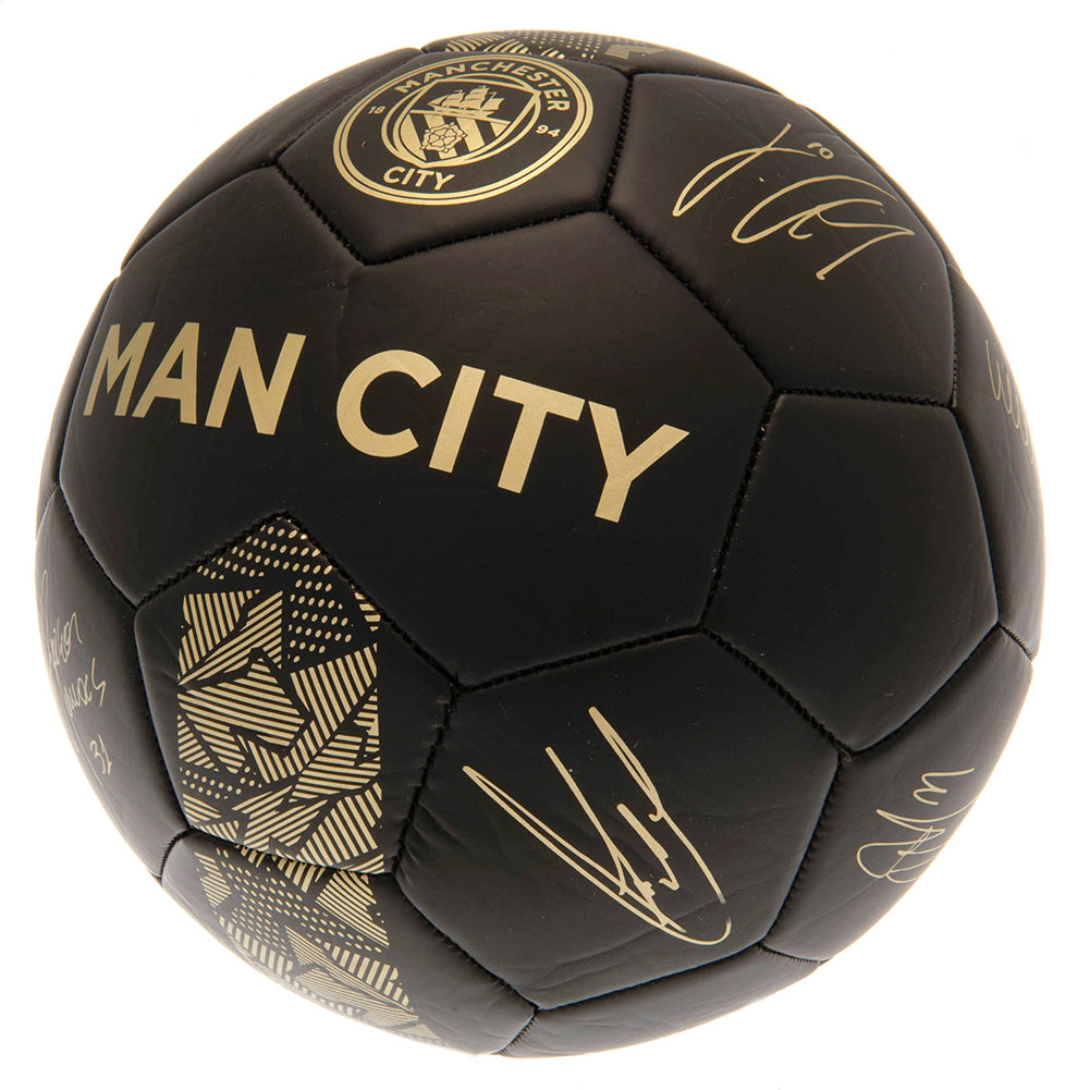 Official Manchester City Signature Gold Phantom Football