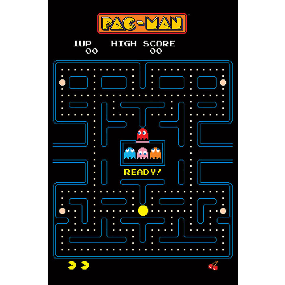 Pac-Man Maze Poster