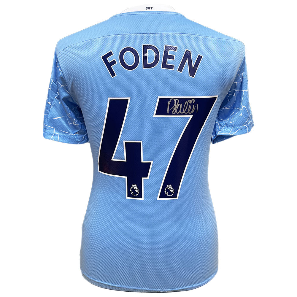 Manchester City FC Phil Foden Signed Shirt