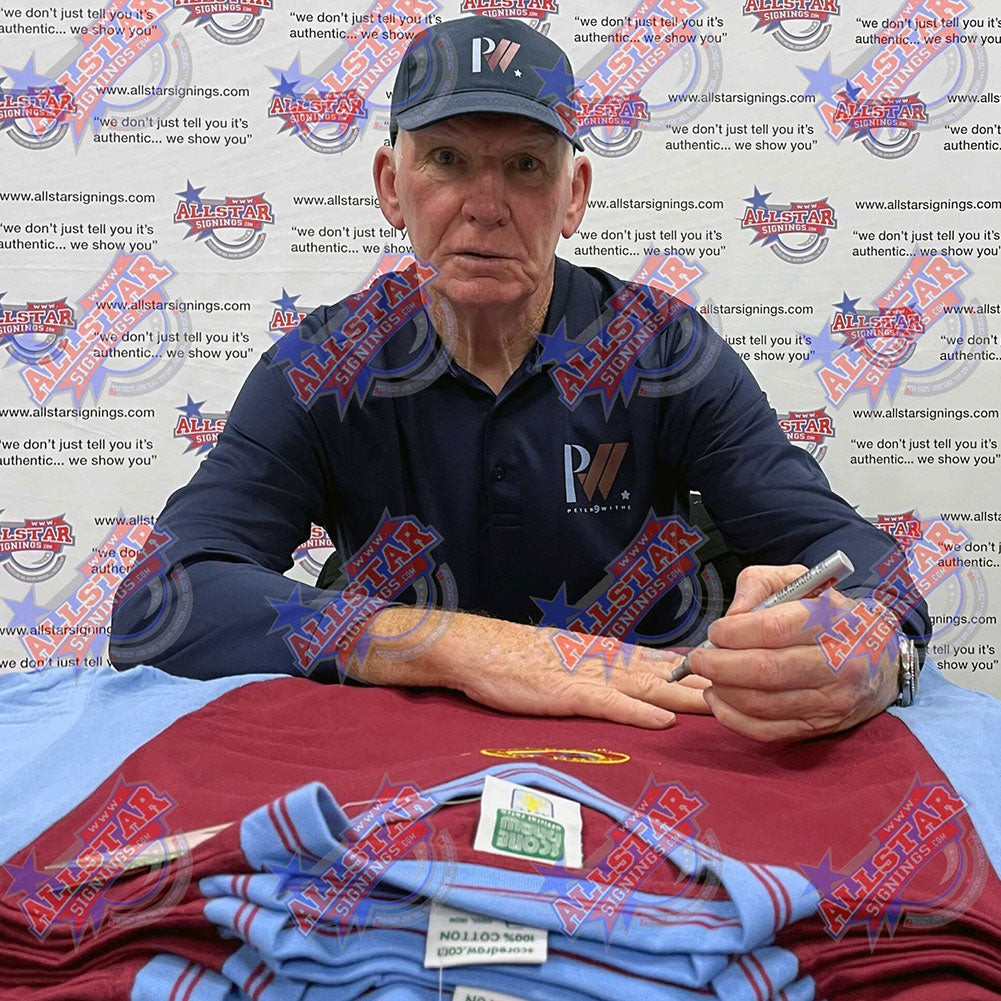 Aston Villa FC 1982 Peter Withe Signed Shirt