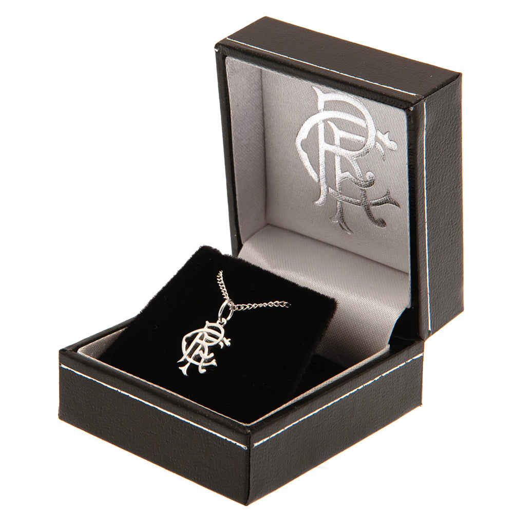 Rangers FC Sterling Silver Pendant & Chain Small