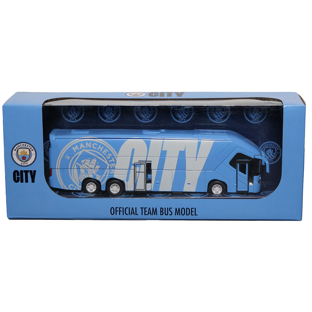 Manchester City FC Diecast Team Bus