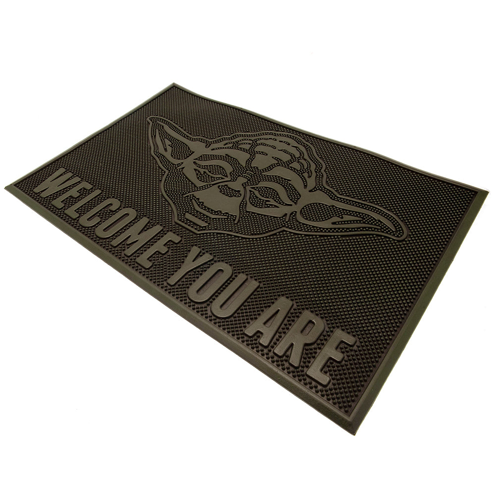 Official Star Wars Yoda 'Welcome You Are' Rubber Doormat