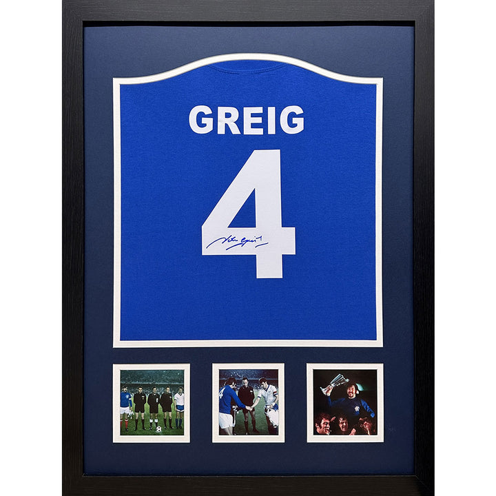 Rangers FC 1972 John Greig Signed Shirt (Framed)