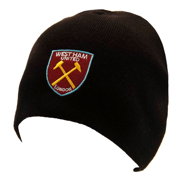 West Ham United FC Black Beanie