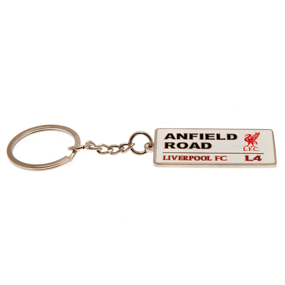 Liverpool FC Embossed Street Sign Keyring