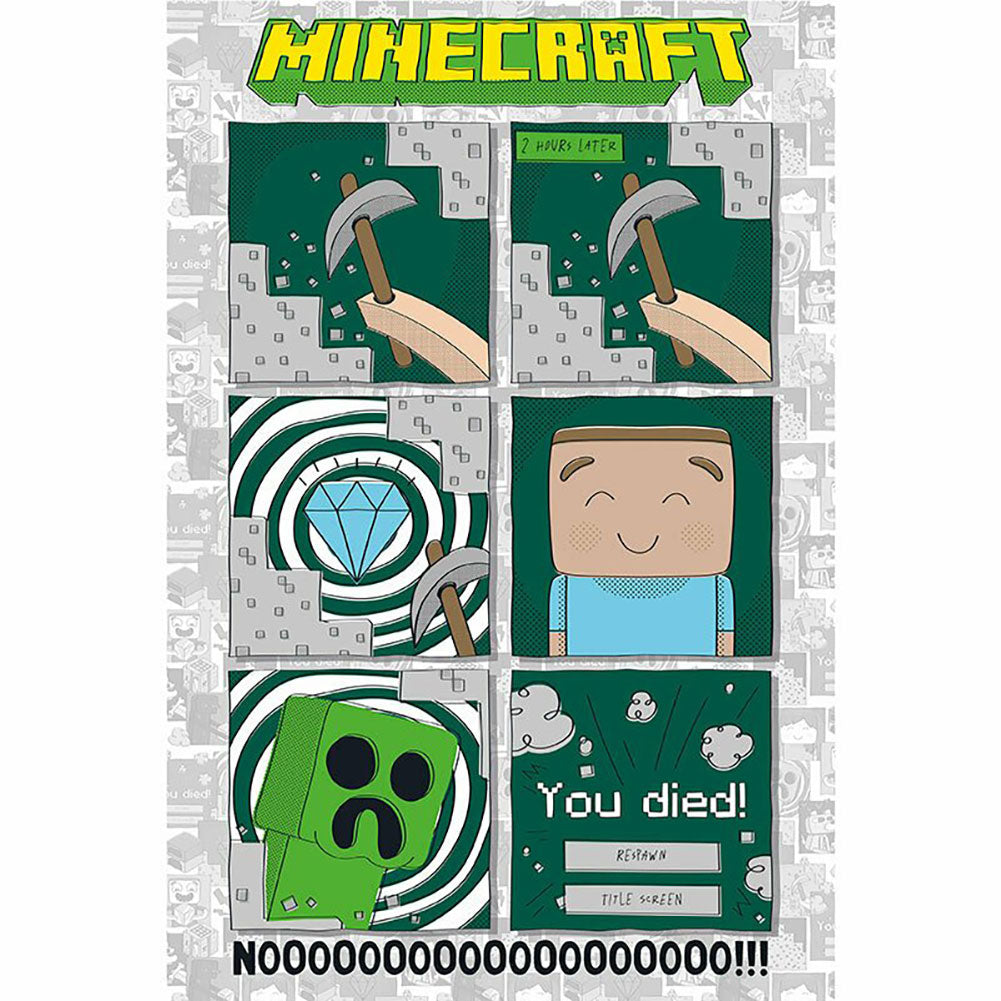 Minecraft Last Diamond Poster