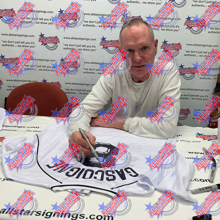Tottenham Hotspur FC 1991 Gary Lineker and Paul Gascoigne Signed Shirts (Dual Framed)