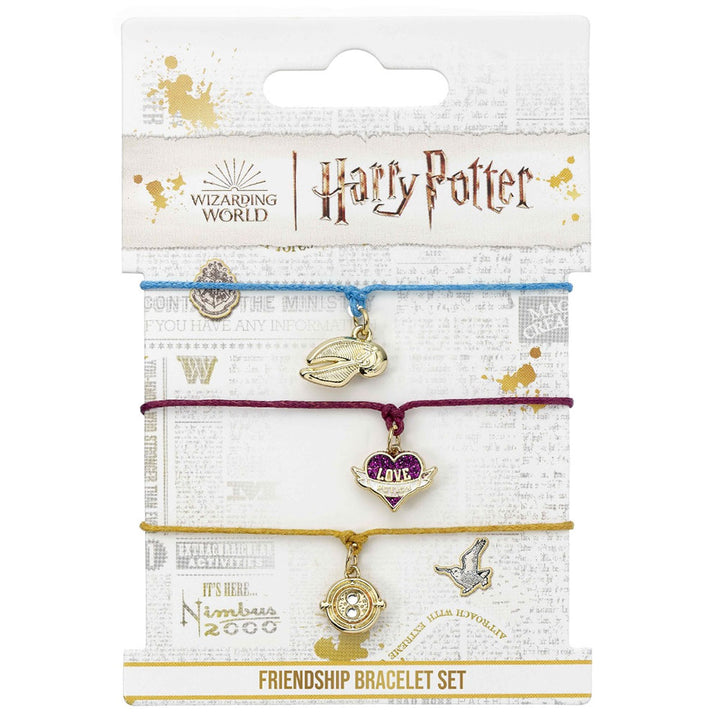 Harry Potter Friendship Bracelet Golden Snitch Set
