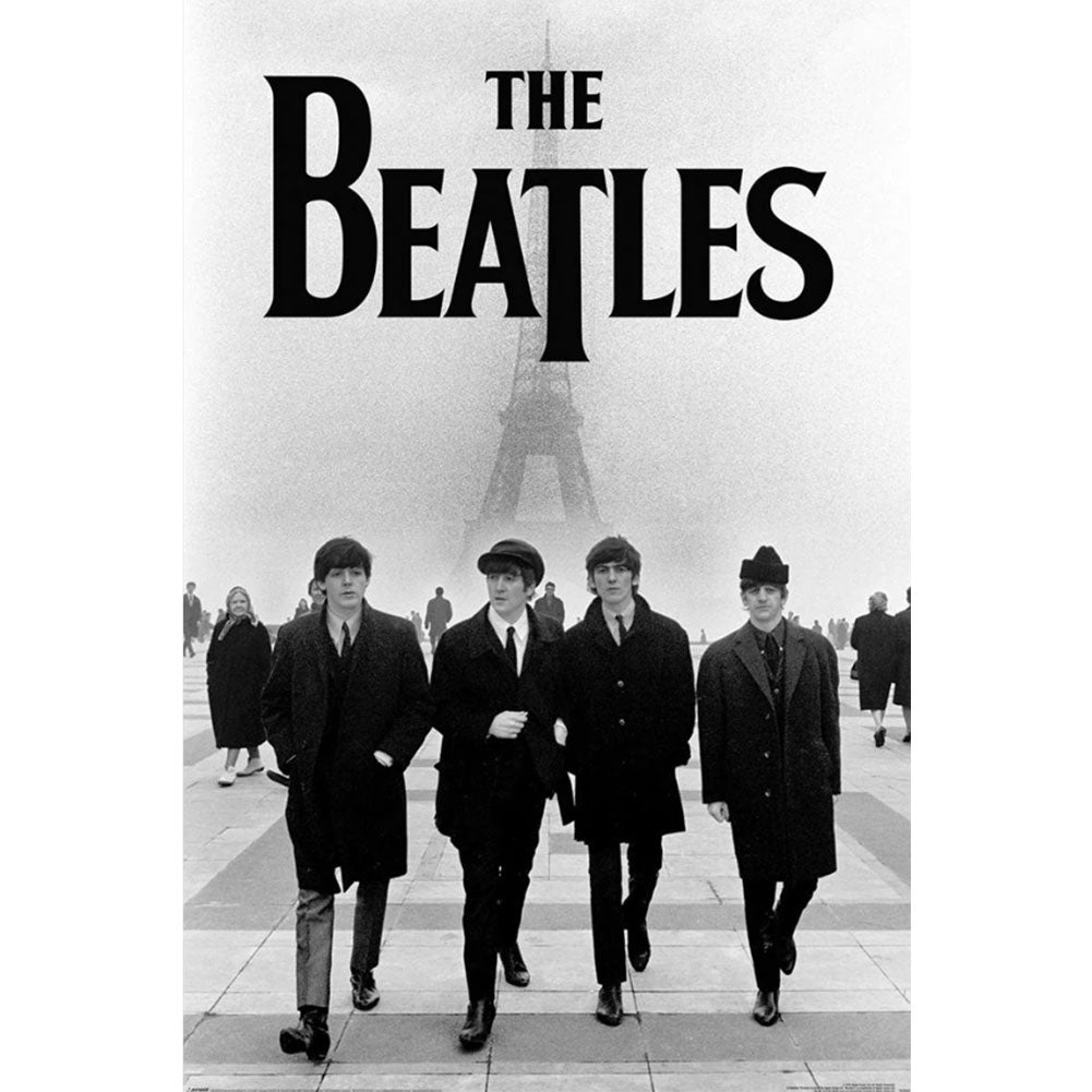 The Beatles Eiffel Tower Poster