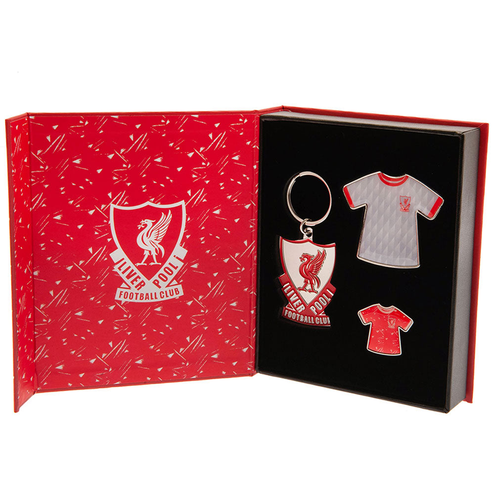 Liverpool FC Heritage Badge, Keyring and Magnet Set