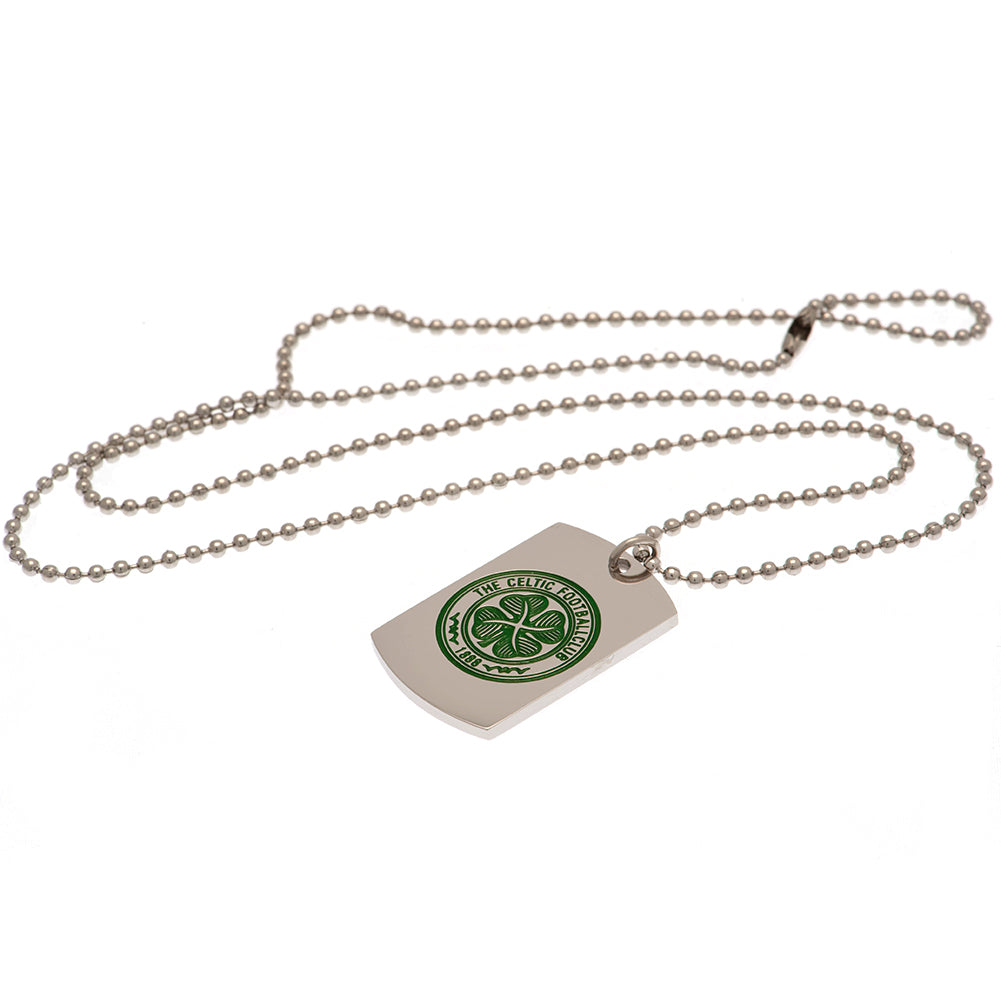 Celtic FC Enamel Crest Dog Tag & Chain