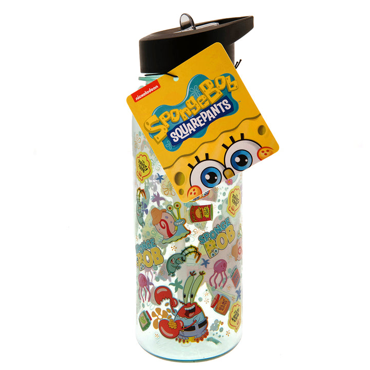 Official SpongeBob SquarePants Flip Top Drinks Bottle