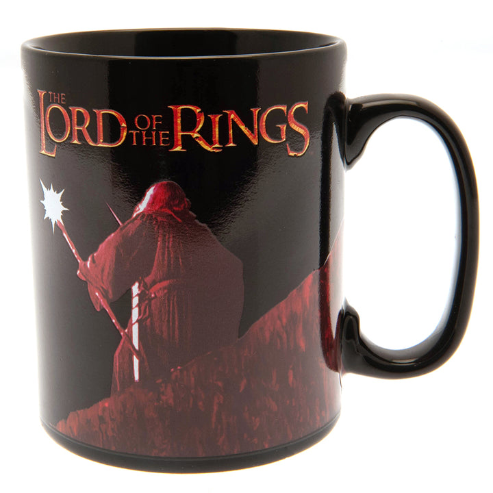 The Lord Of The Rings Heat Changing Shall Not Pass Mega Mug