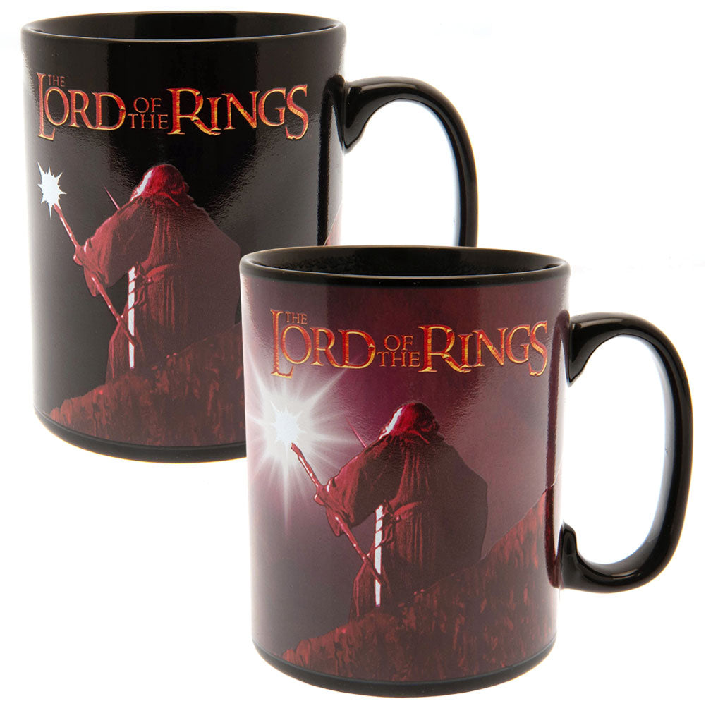 The Lord Of The Rings Heat Changing Shall Not Pass Mega Mug