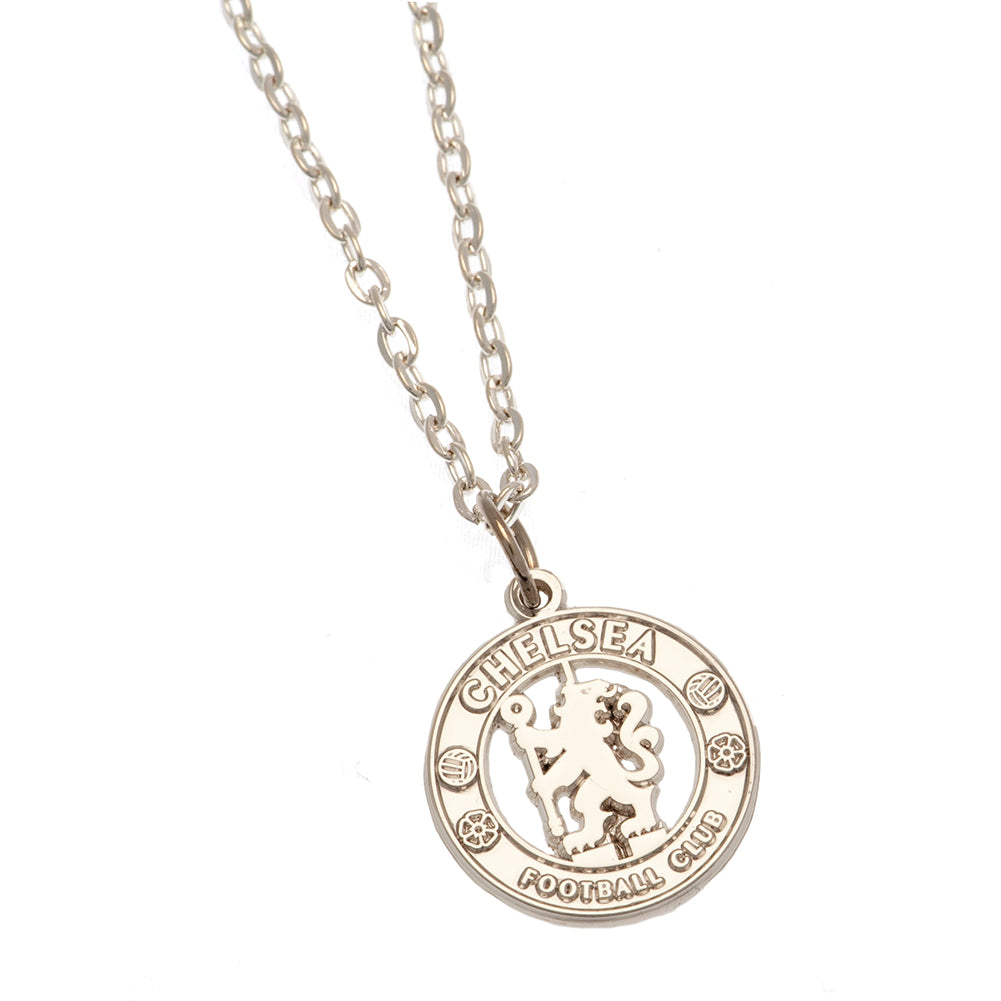 Chelsea FC Silver Plated Boxed Pendant