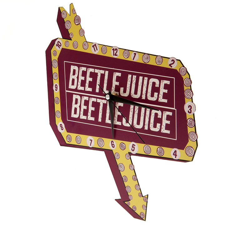 Official Beetlejuice Premium Metal Wall Clock