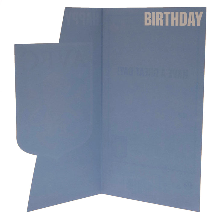 Aston Villa FC Crest Birthday Card