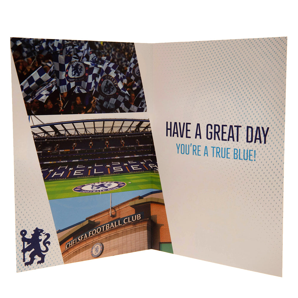 Chelsea FC Birthday Card With Stickers