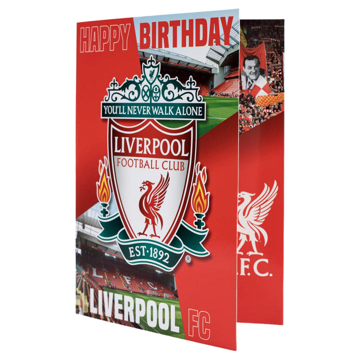 Liverpool FC Musical Birthday Card