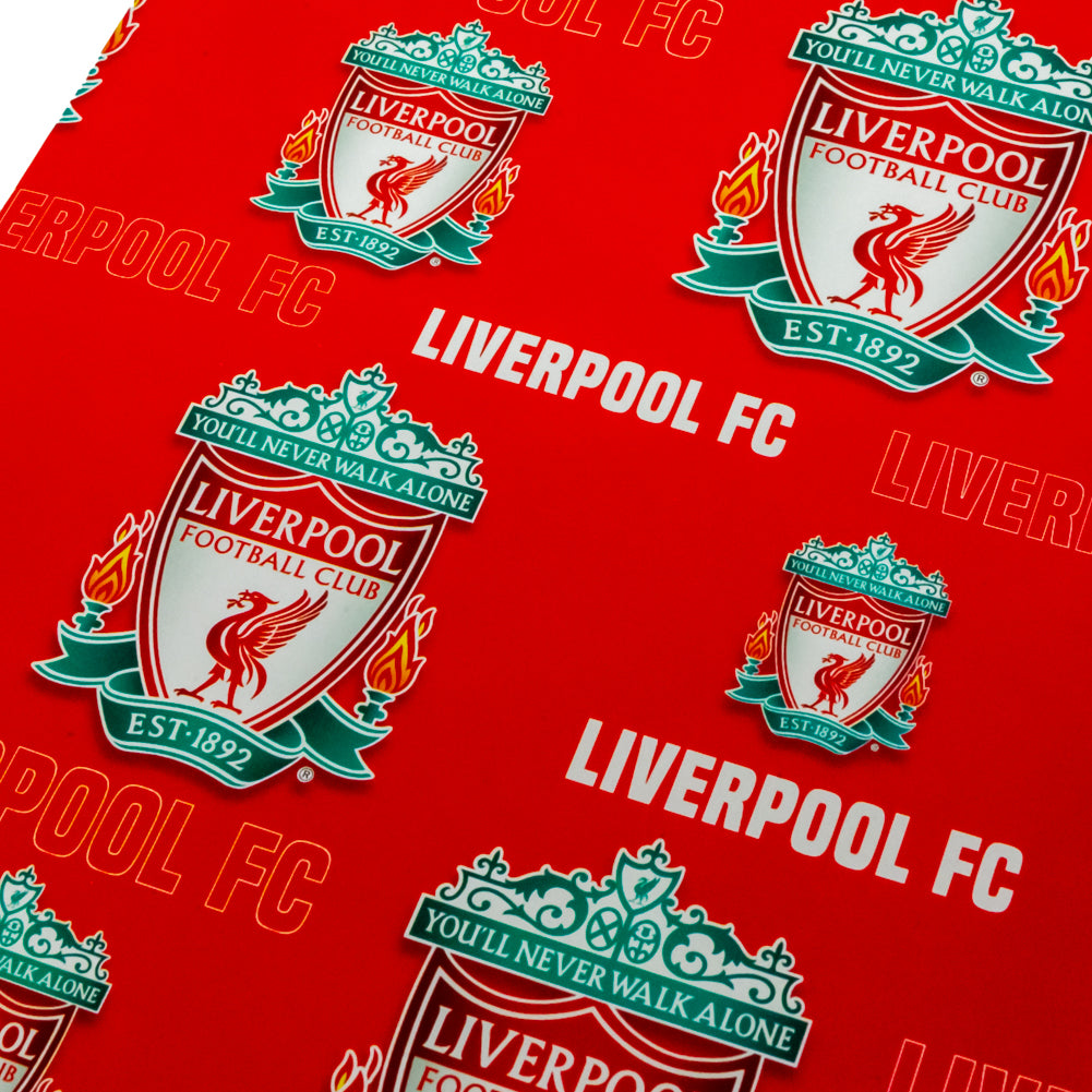 Liverpool FC Text Gift Wrap