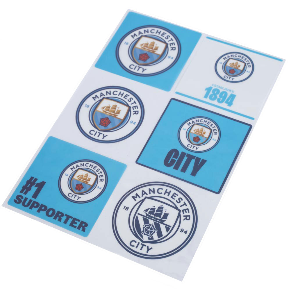 Manchester City FC Car Decal Set