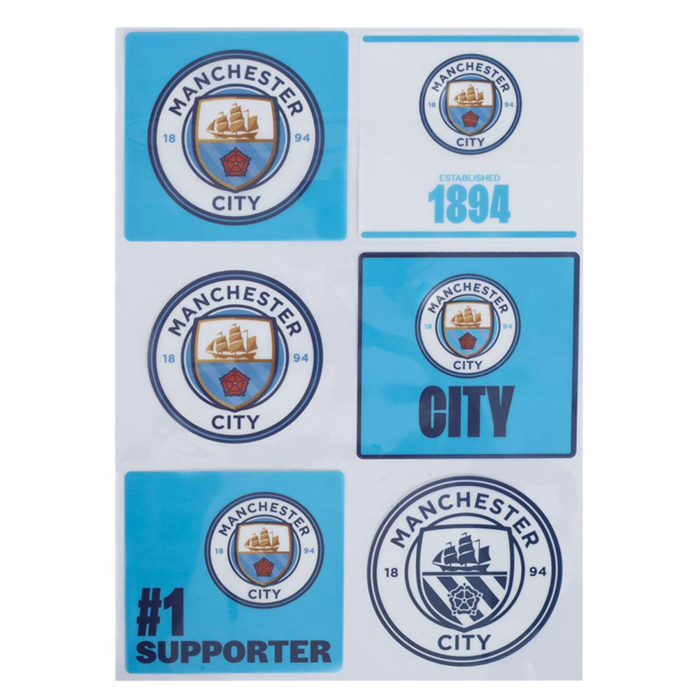 Manchester City FC Car Decal Set