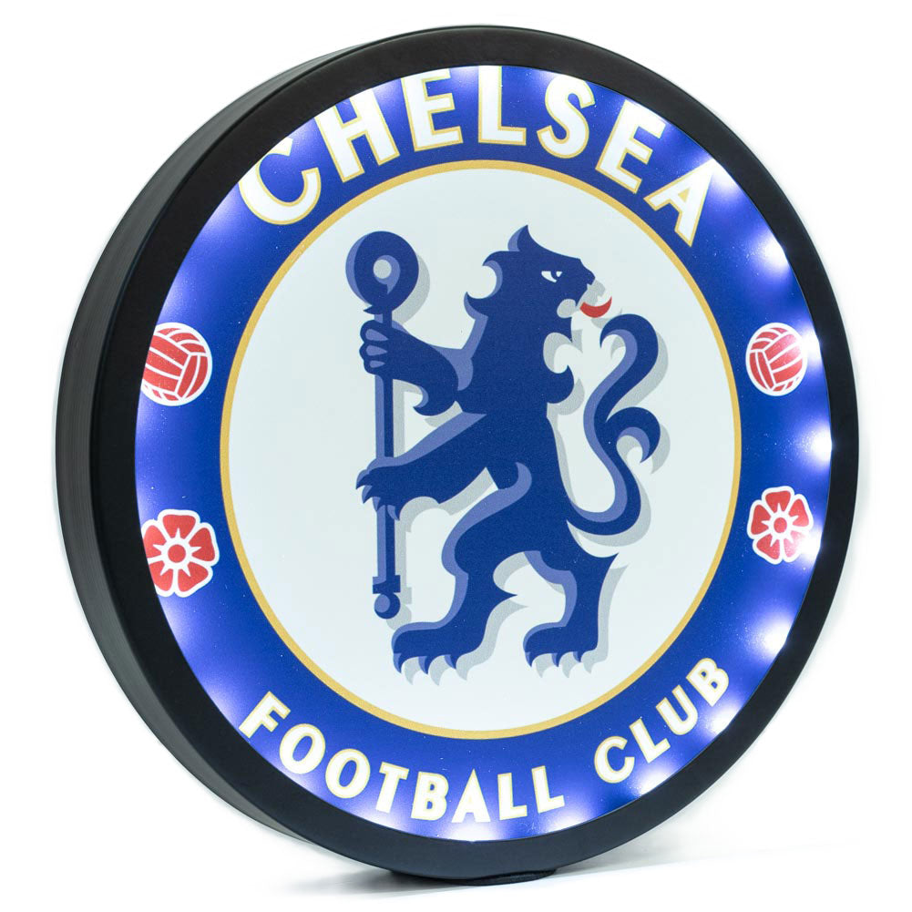 Chelsea FC Metal LED Logo Sign