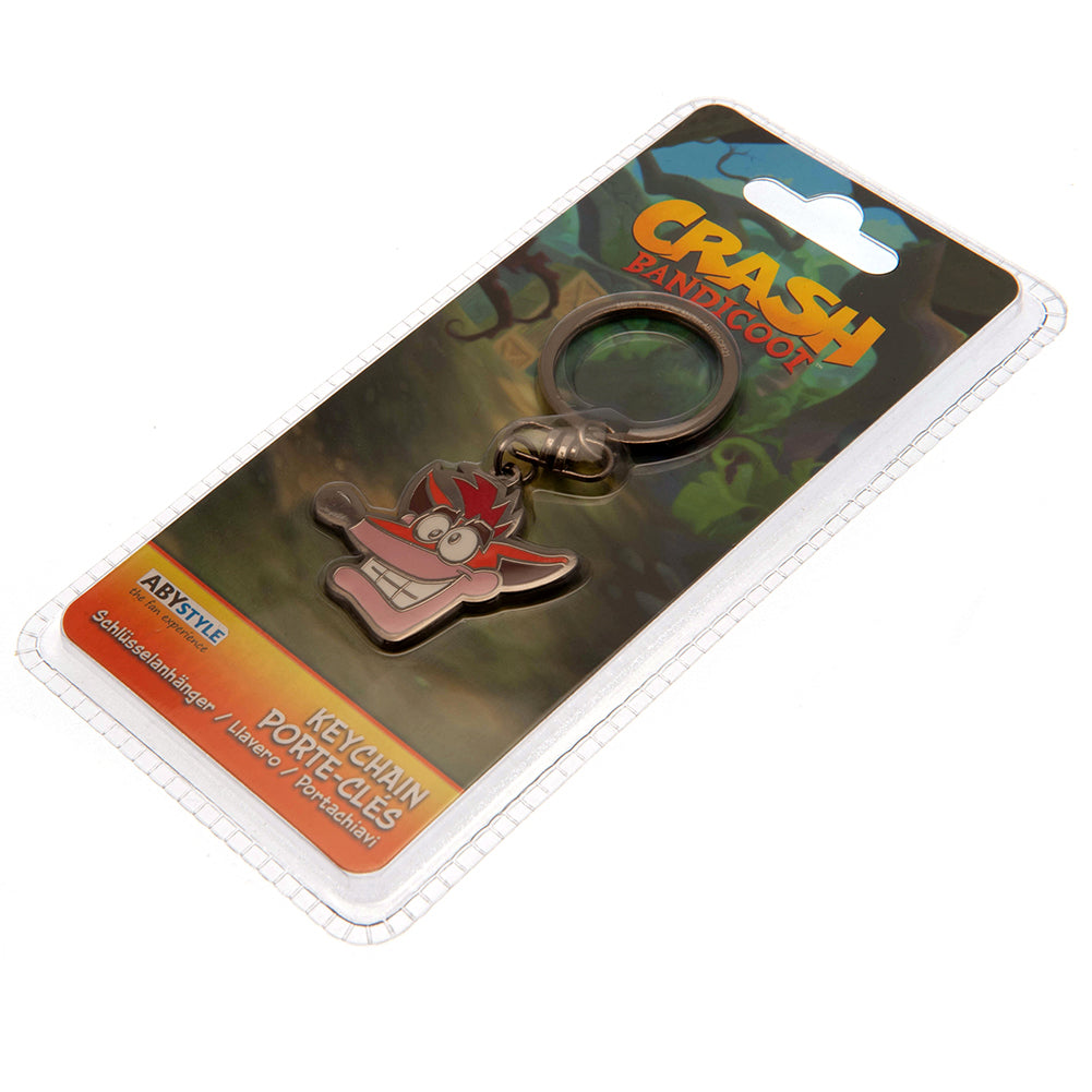 Crash Bandicoot Metal Keyring