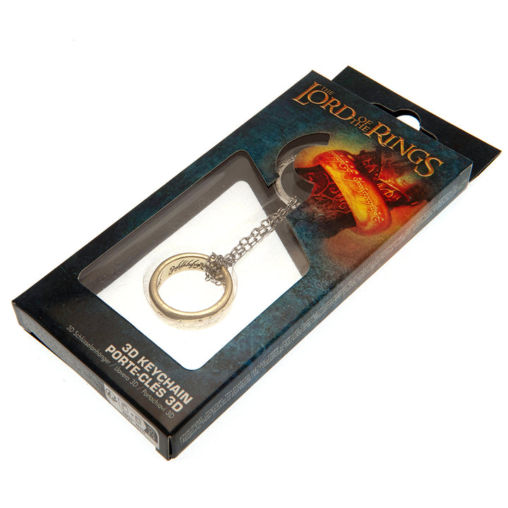 The Lord Of The Rings 3D One Ring Metal Keyring