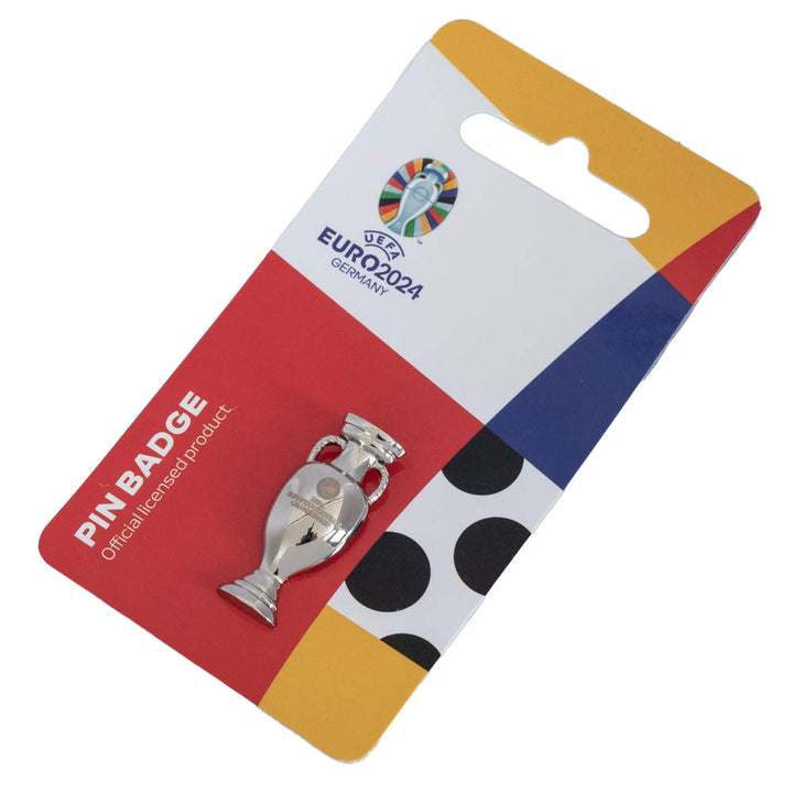 Official UEFA Euro 2024 3D Trophy Badge