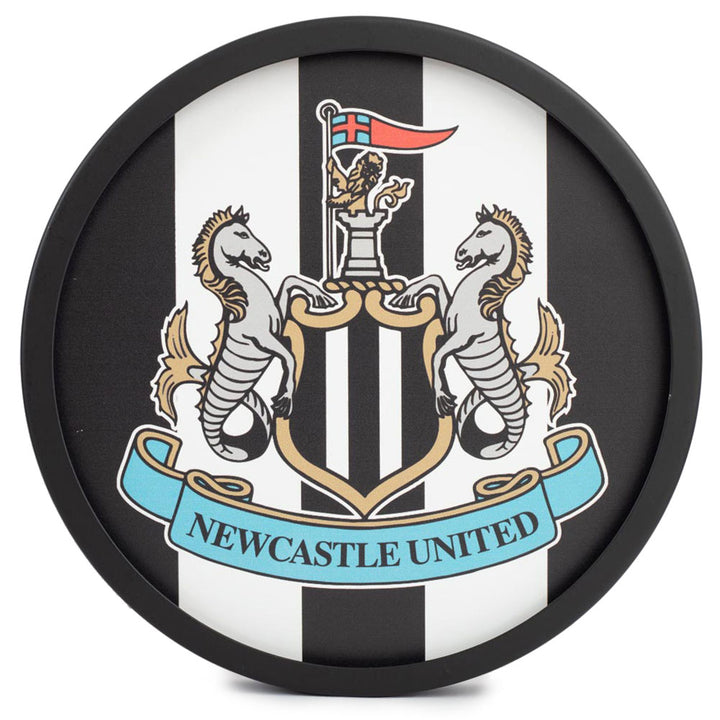 Newcastle United FC Metal LED Logo Sign