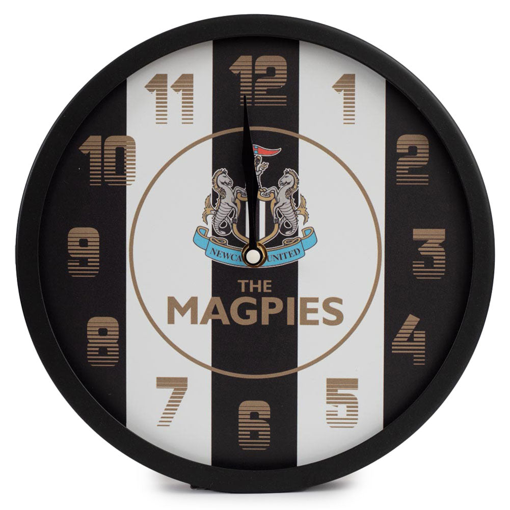 Newcastle United FC LED Stripe Wall Clock