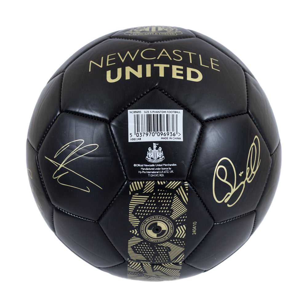 Newcastle United Signatures Gold Phantom Skill Ball