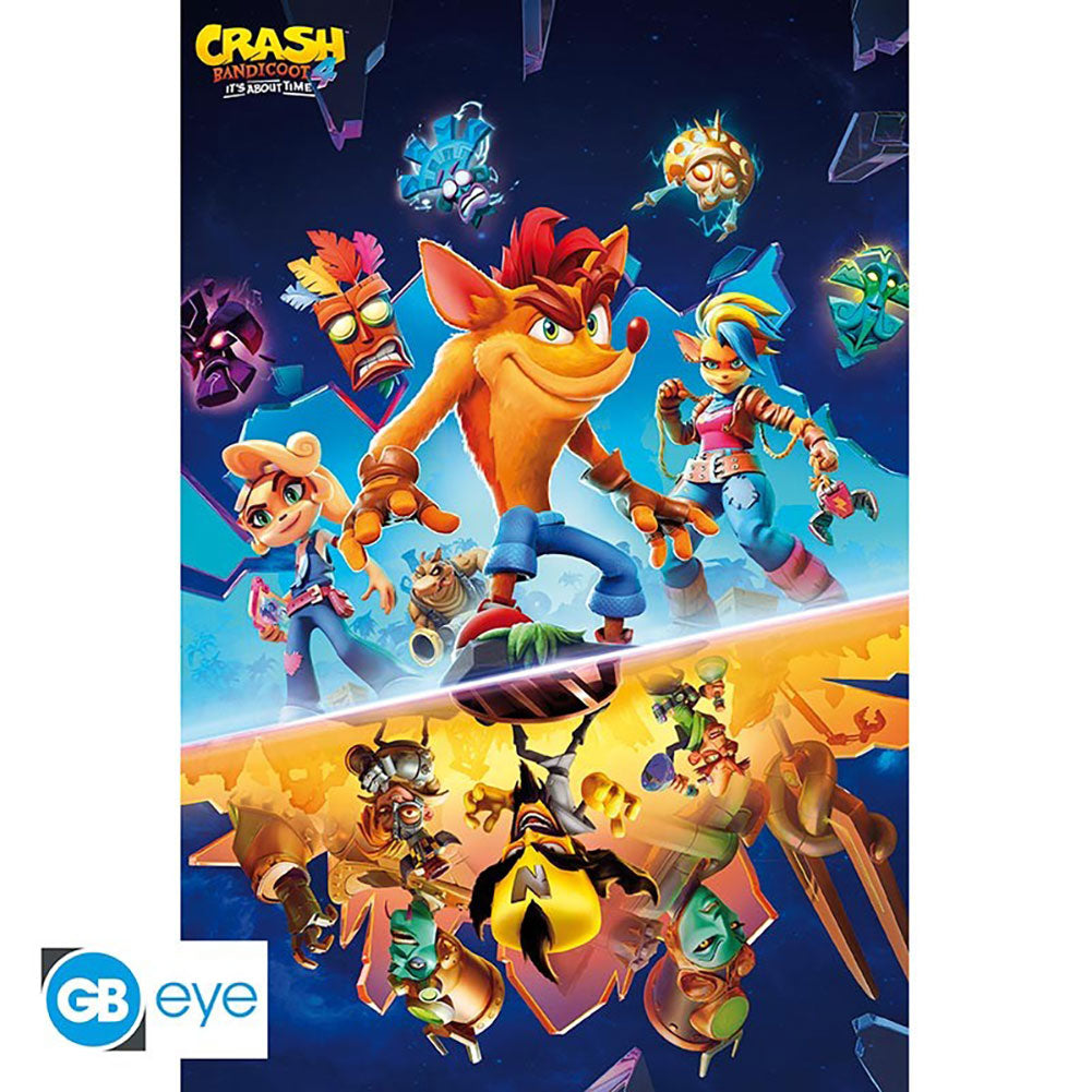 Crash Bandicoot About Time Poster