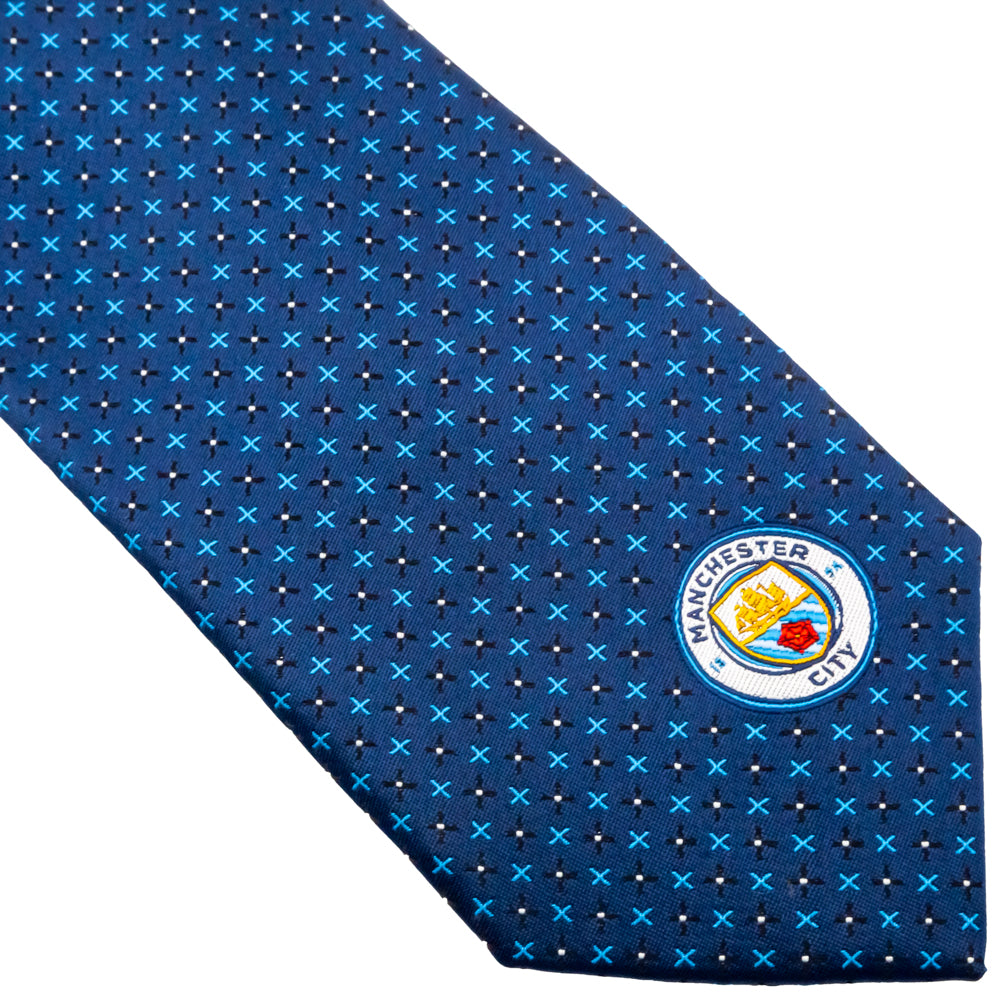 Manchester City FC Navy Blue Tie