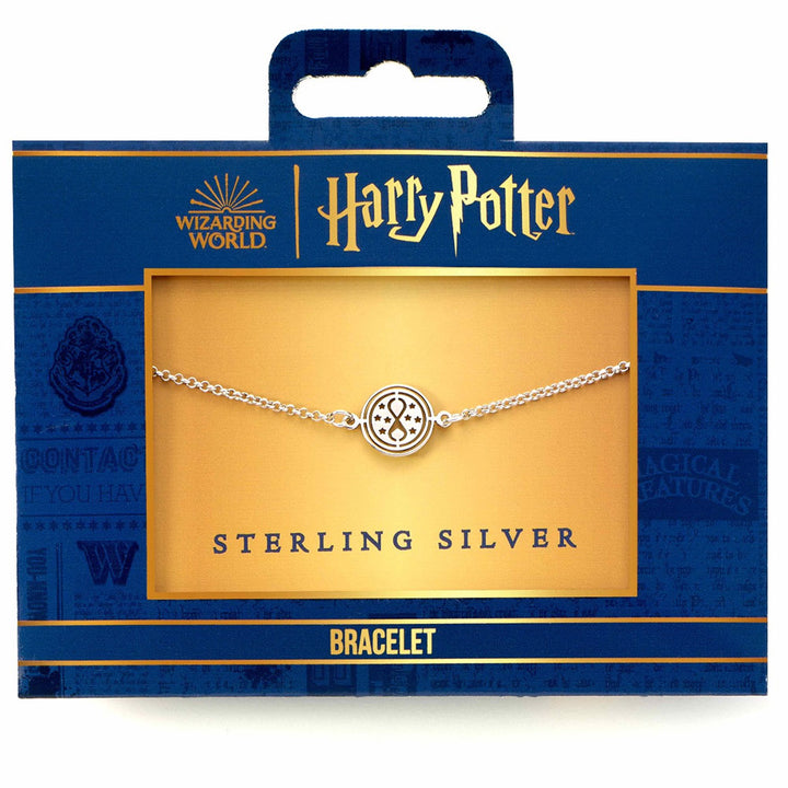 Harry Potter Sterling Silver Charm Bracelet Time Turner