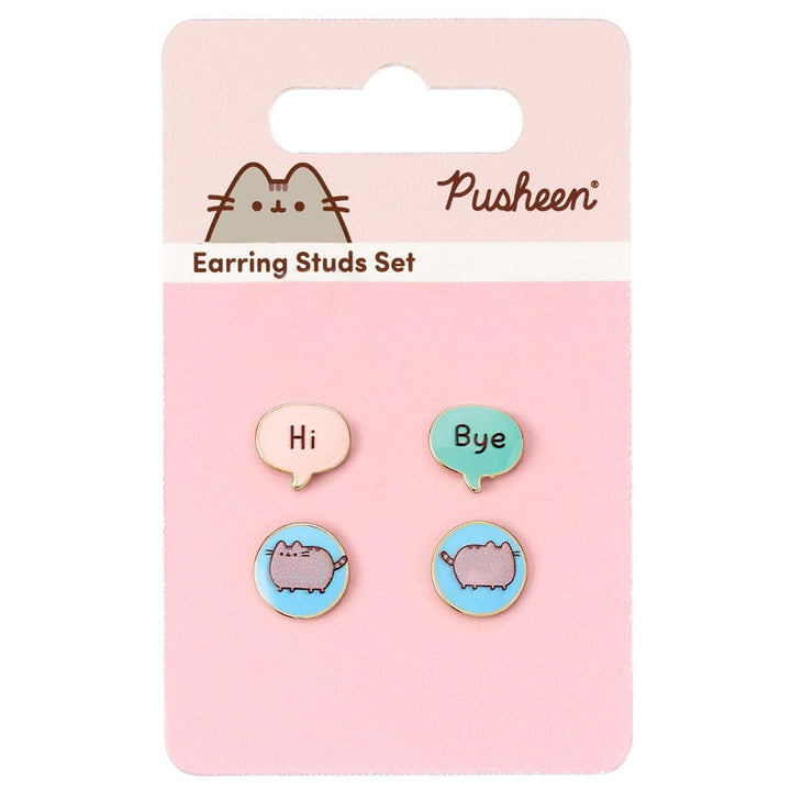 Pusheen Stud Earrings Set