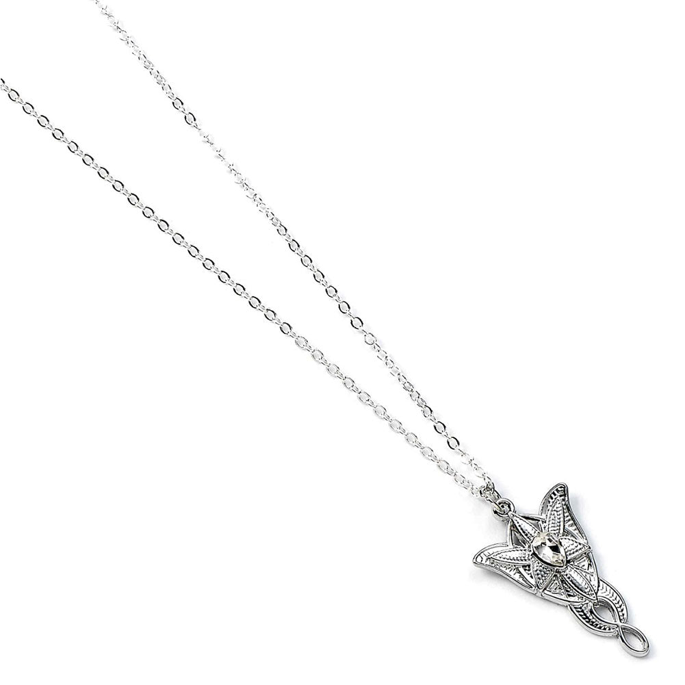 Official The Lord Of The Rings Silver Plated Evenstar Unisex Necklace