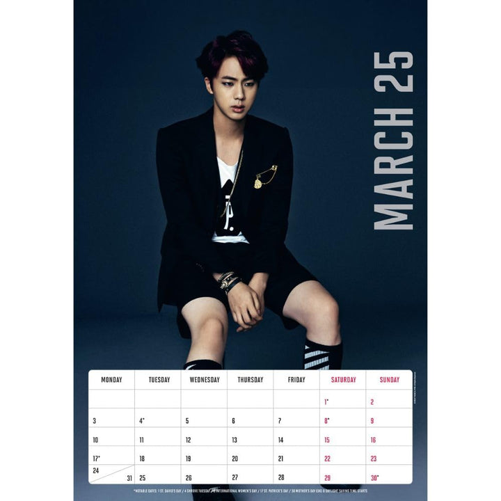 BTS A3 2025 Calendar