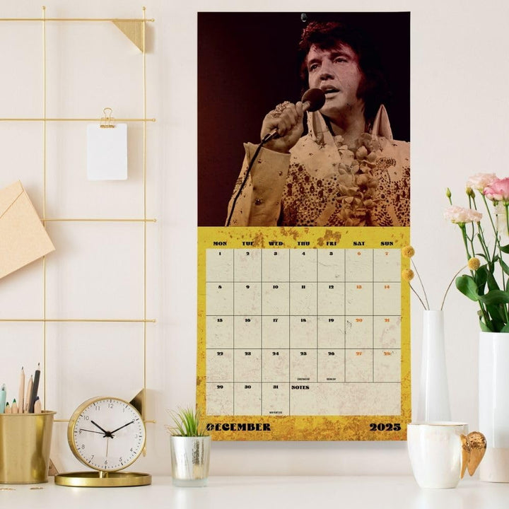 Elvis Presley Square 2025 Calendar