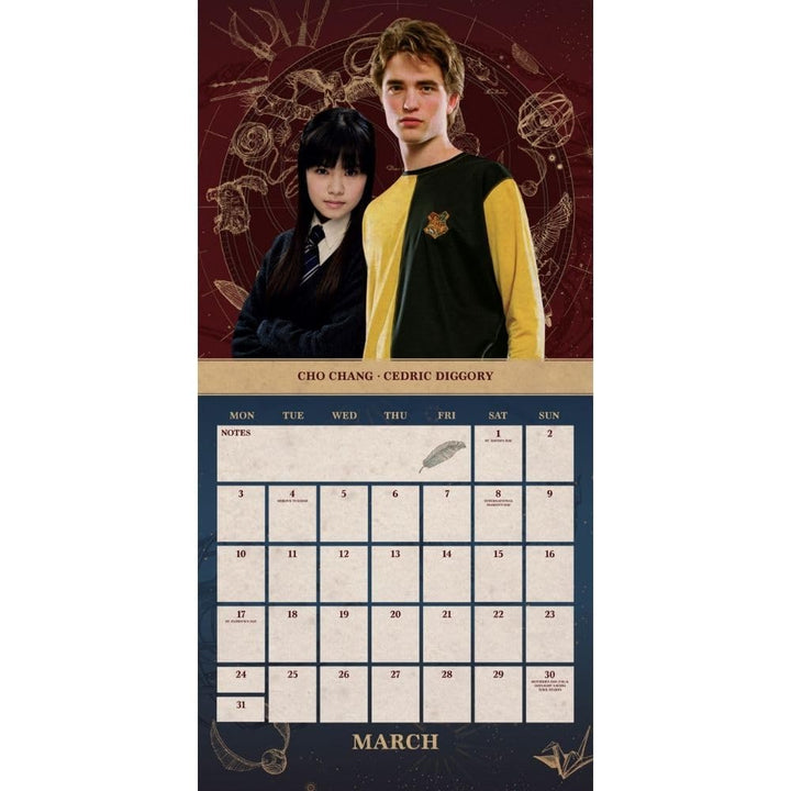 Harry Potter Square 2025 Calendar