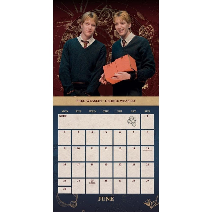 Harry Potter Square 2025 Calendar