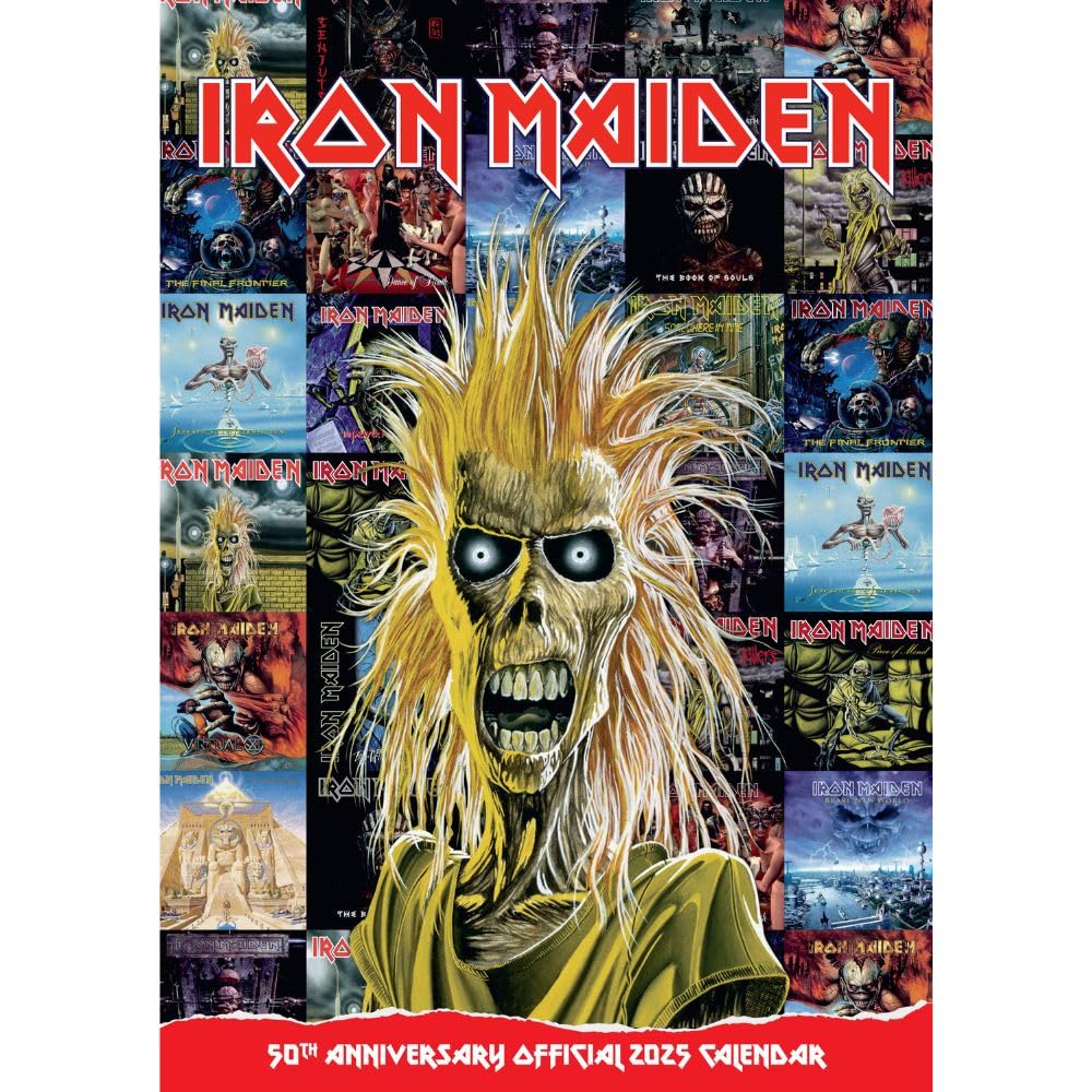 Iron Maiden A3 2025 Calendar