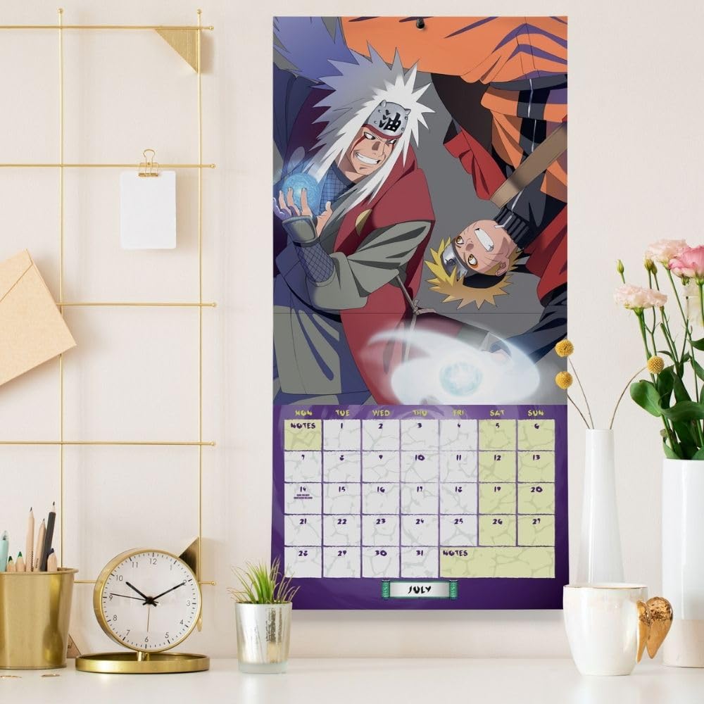 Naruto Shippuden Square 2025 Calendar