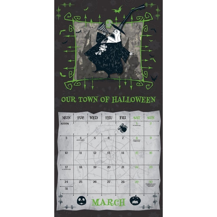 The Nightmare Before Christmas Square 2025 Calendar