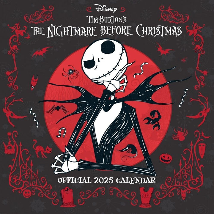 The Nightmare Before Christmas Square 2025 Calendar