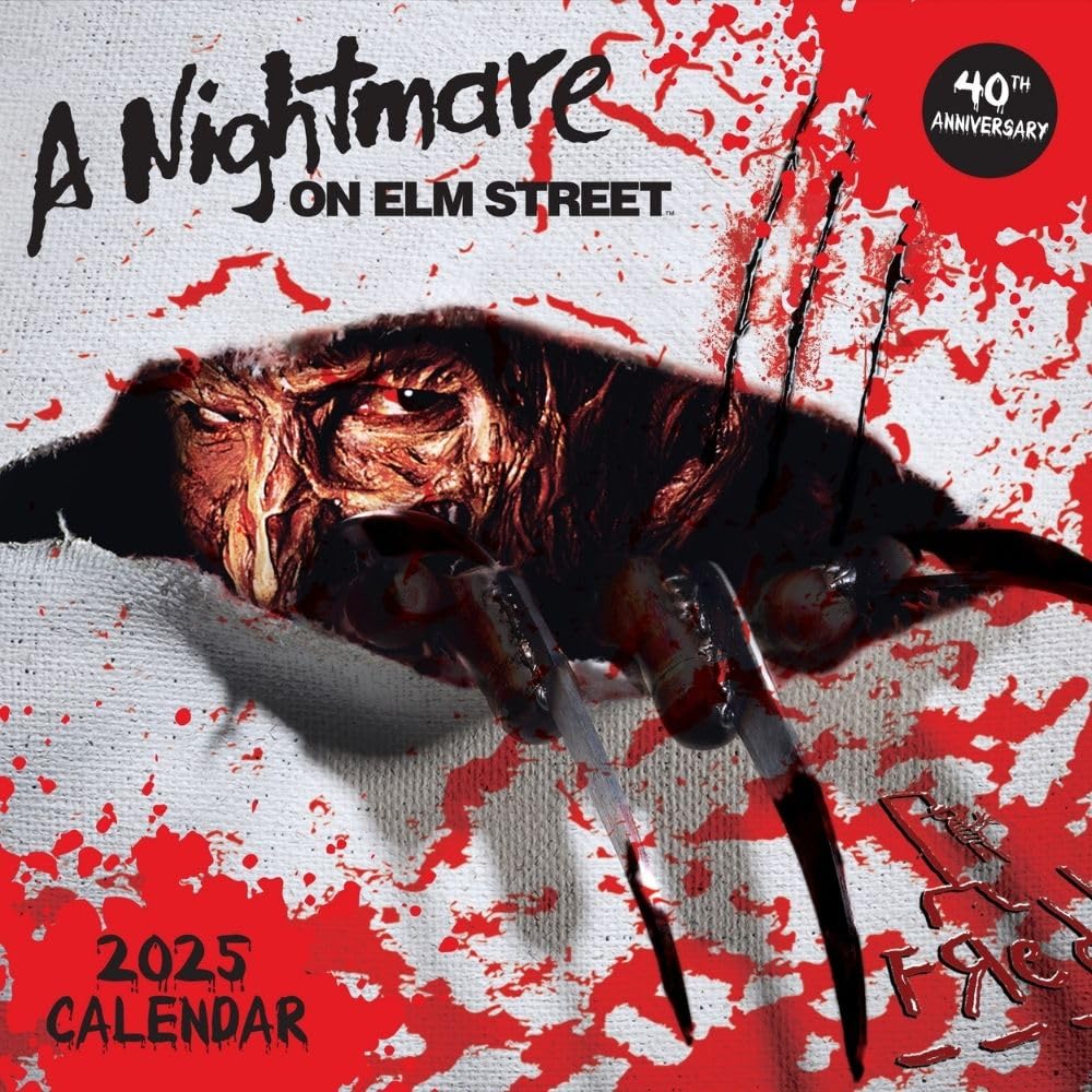 A Nightmare on Elm Street Square 2025 Calendar